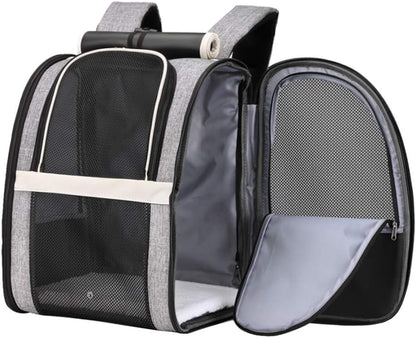 Innovative Bubble Window Pet Carrier Backpack for Cats & Small Dogs – Breathable Travel Backpack with Ventilated Design, Comfortable, Airline-Friendly, Durable & Portable